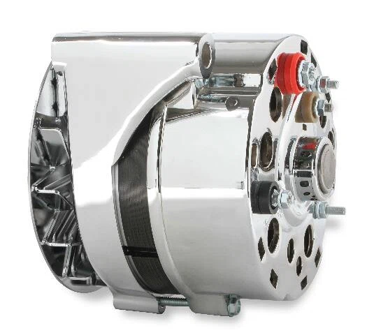 Mr. Gasket Chrome Alternator-Ford 80 Amp - 5124